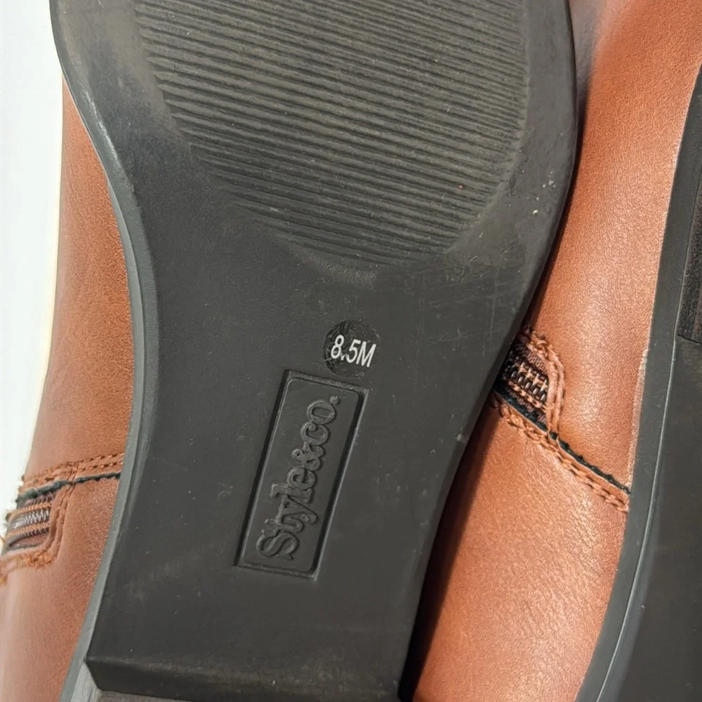 Style & Co Boots Size 8.5 Brown‎ Women’s